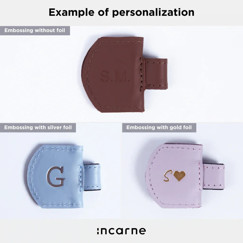 Magnetic bookmark made from classic leather - INCARNEĀ® Global