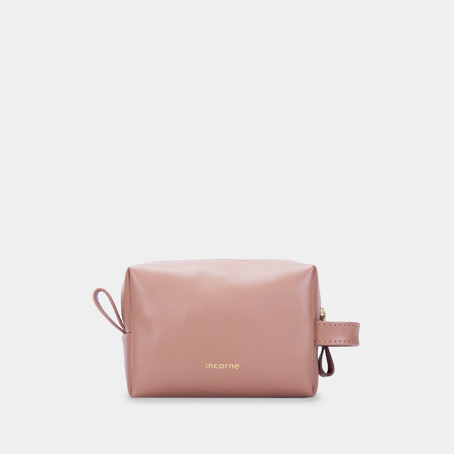 Mirage Small Cosmetic Bag, mocha