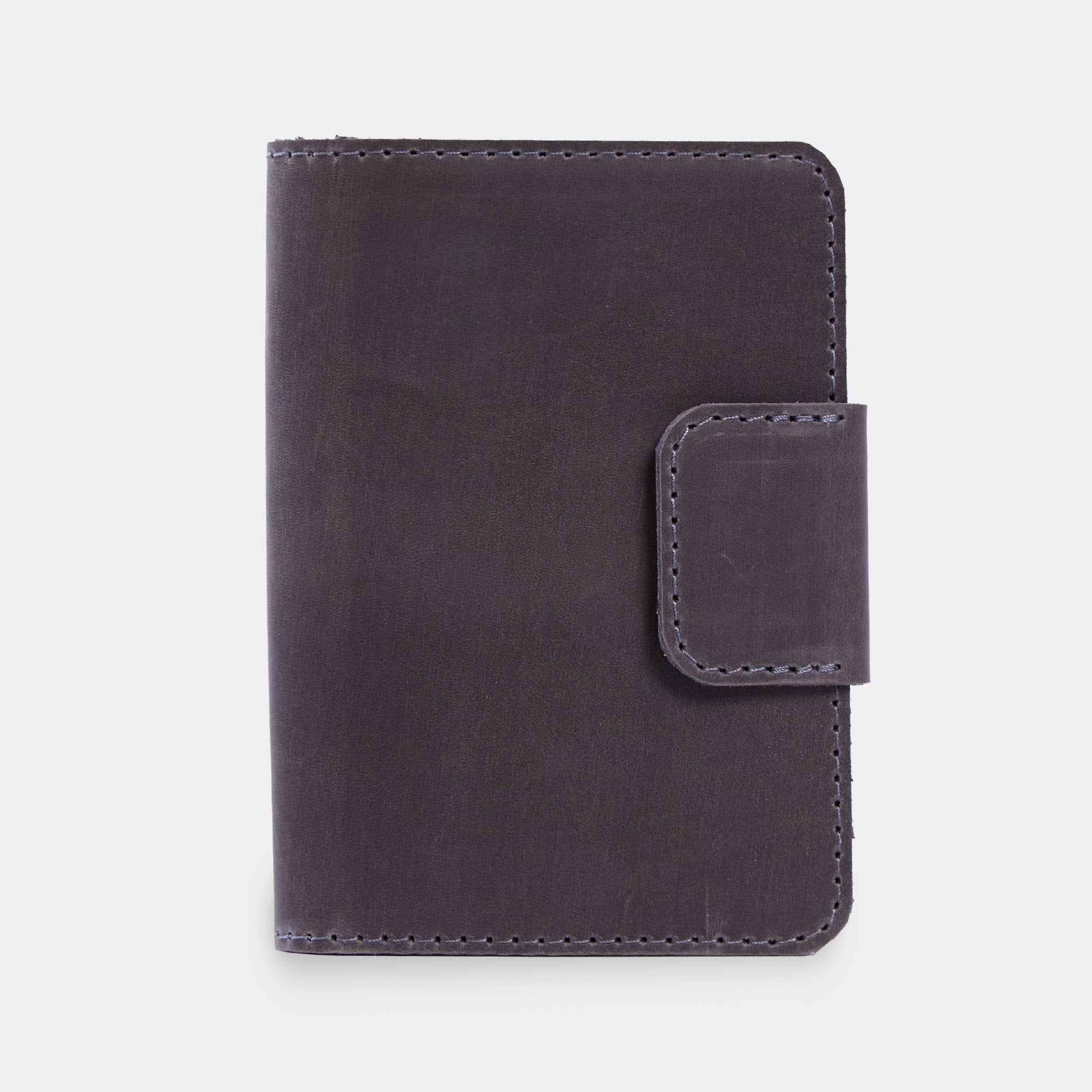 Smart Journey Vintage Leather Passport Cover for Travel with AirTag and Cards Holders
