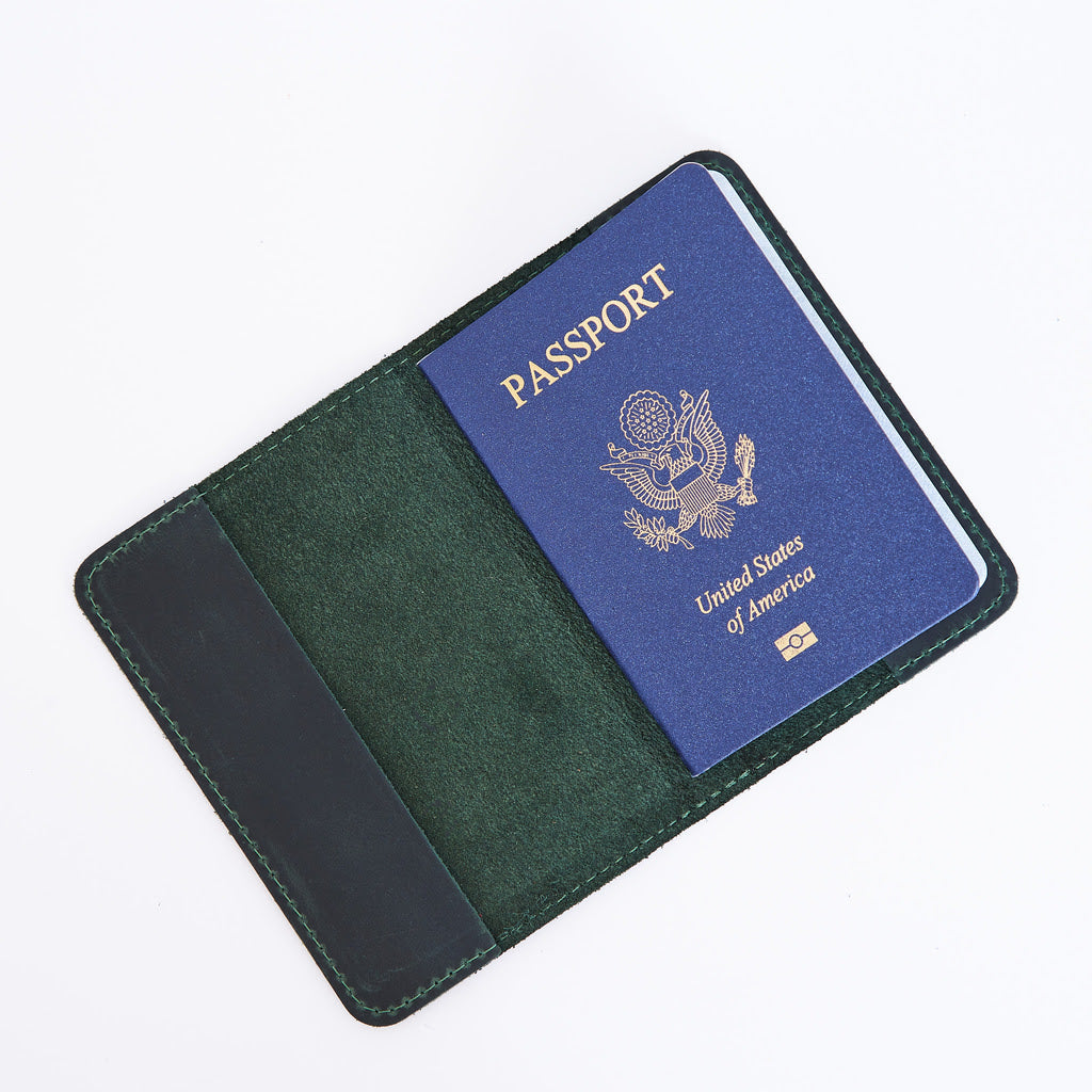 Cubierta de pasaporte de cuero de Bali