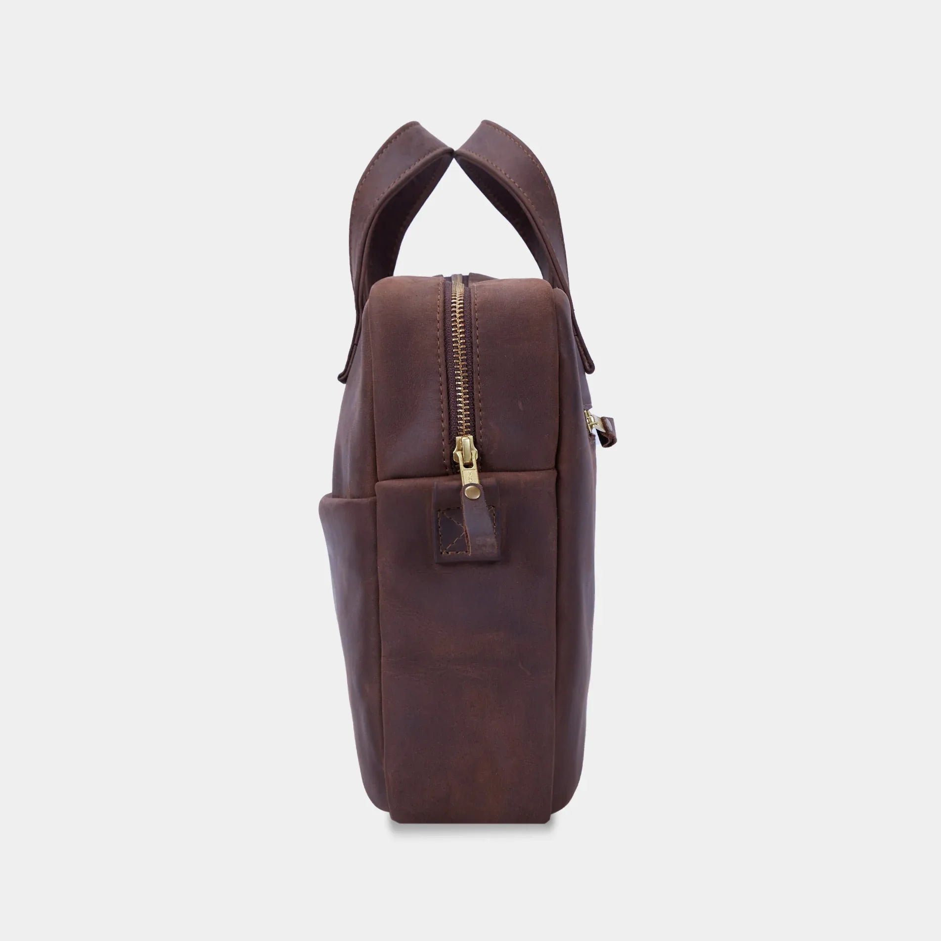 Brief Bag, Brown (vintage) - INCARNE® Global