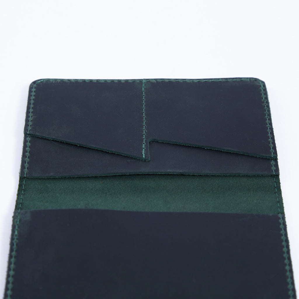 Funda de pasaporte con el símbolo nacional de Canadá hecha de cuero vintage