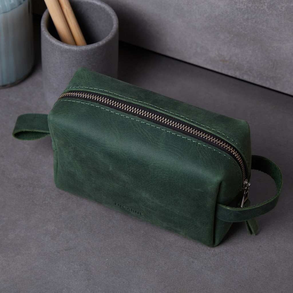 New Limit Leather Cosmetic Bag