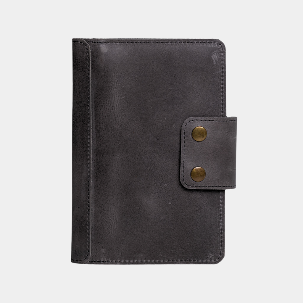 Lederportfolio-Organizer für ein Notebook