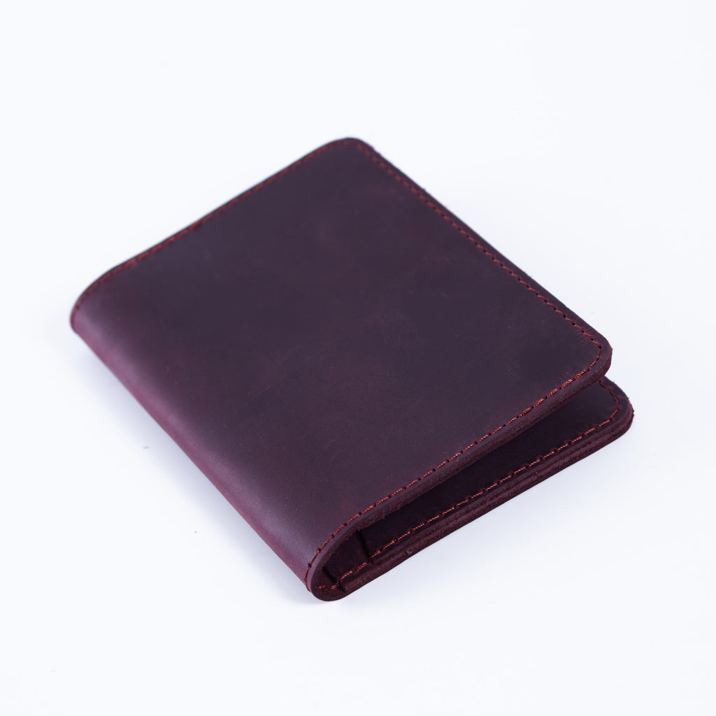 Funda de pasaporte con el símbolo nacional de Canadá hecha de cuero vintage