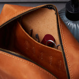 New Limit Leather Cosmetic Bag