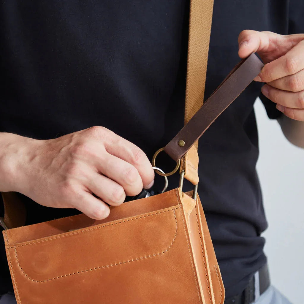 Minimalist Leather Keychain - INCARNE® Global