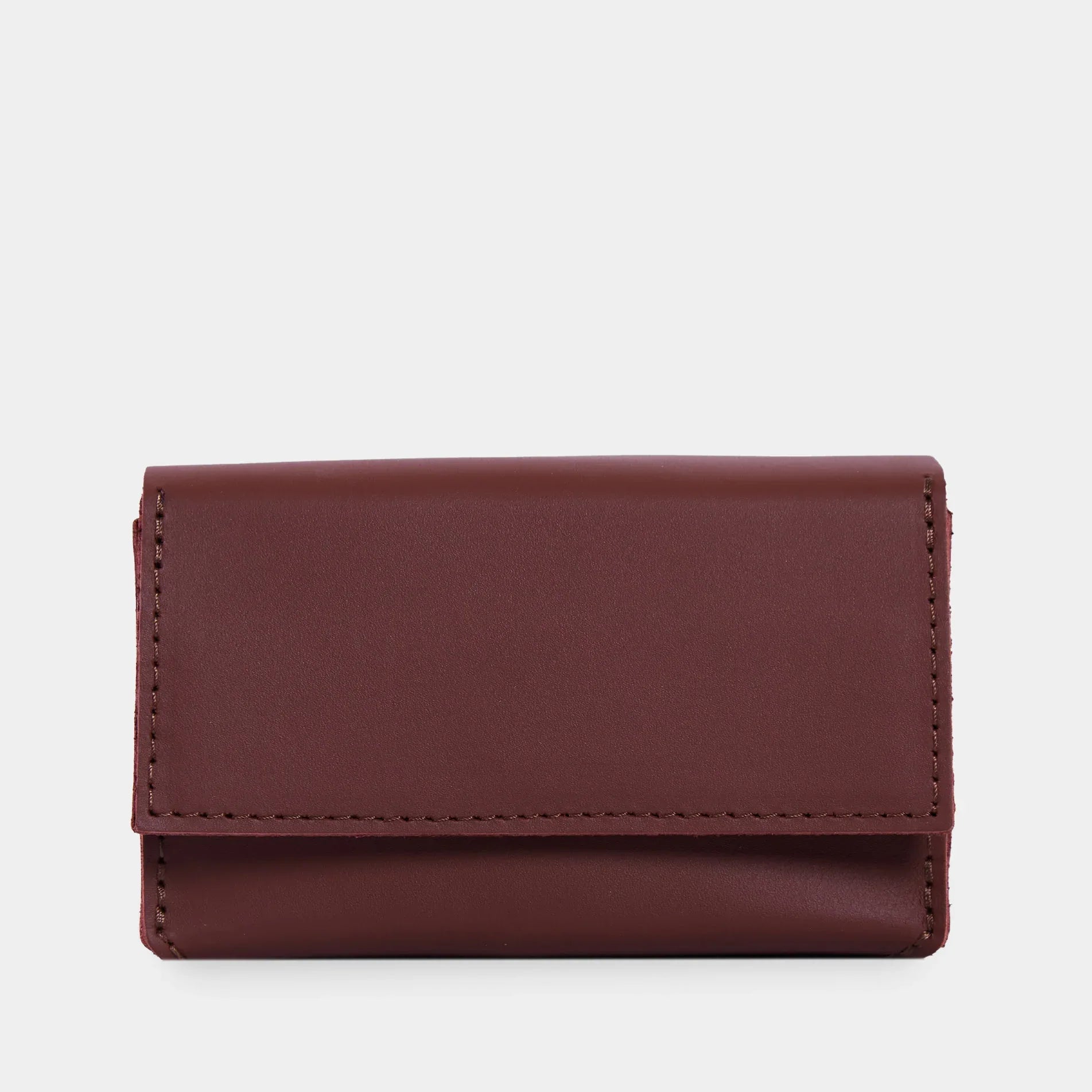 Horizontal tarot bag with magnetic clasp made from classic leather - INCARNEĀ® Global