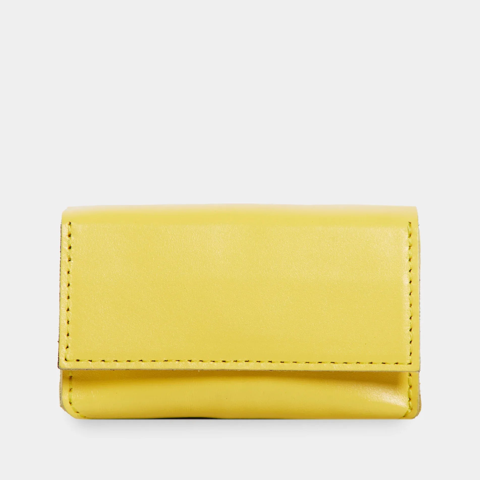 Horizontal tarot bag with magnetic clasp made from classic leather - INCARNEĀ® Global