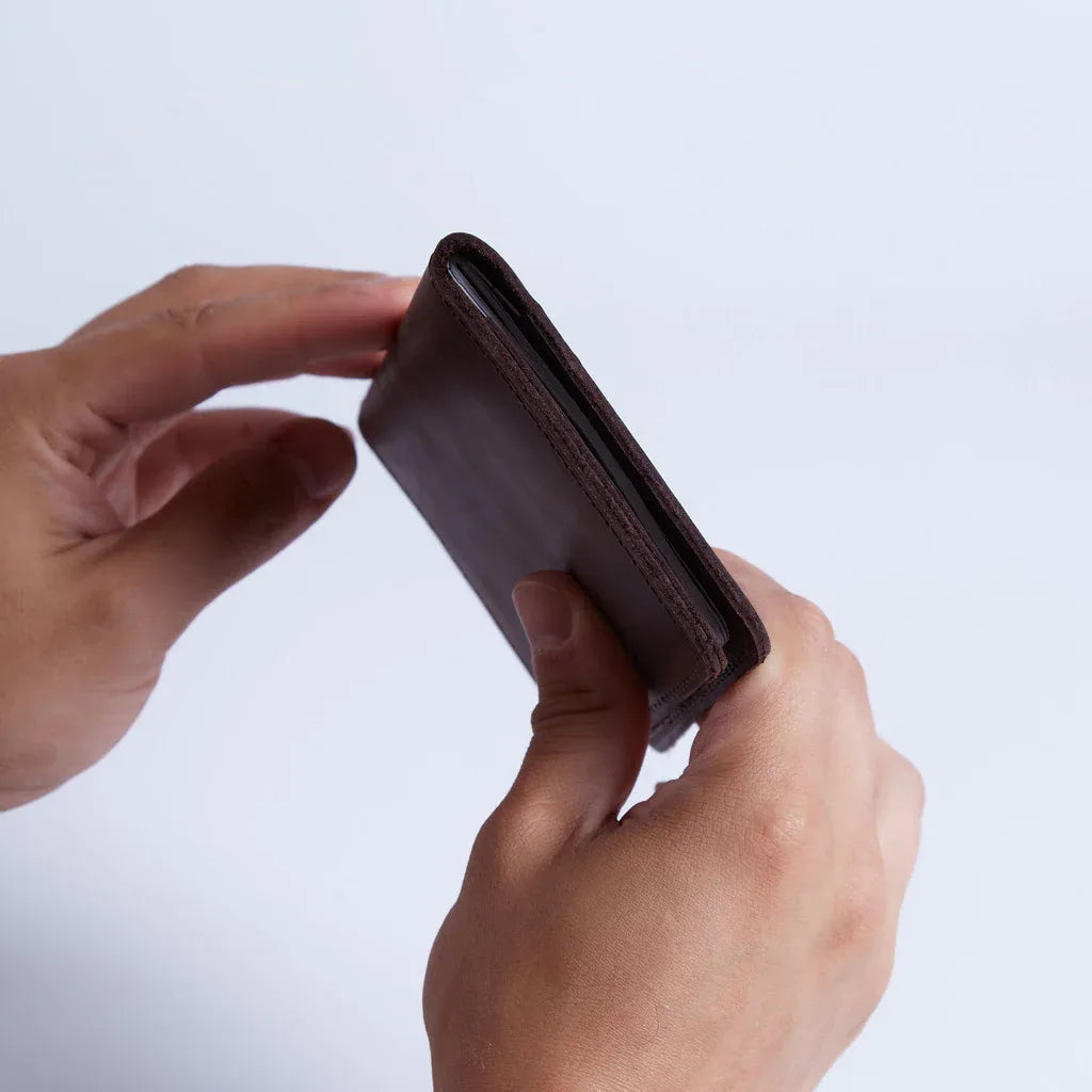 Passport Cover with Pockets Made from Vintage Leather - INCARNE® Global