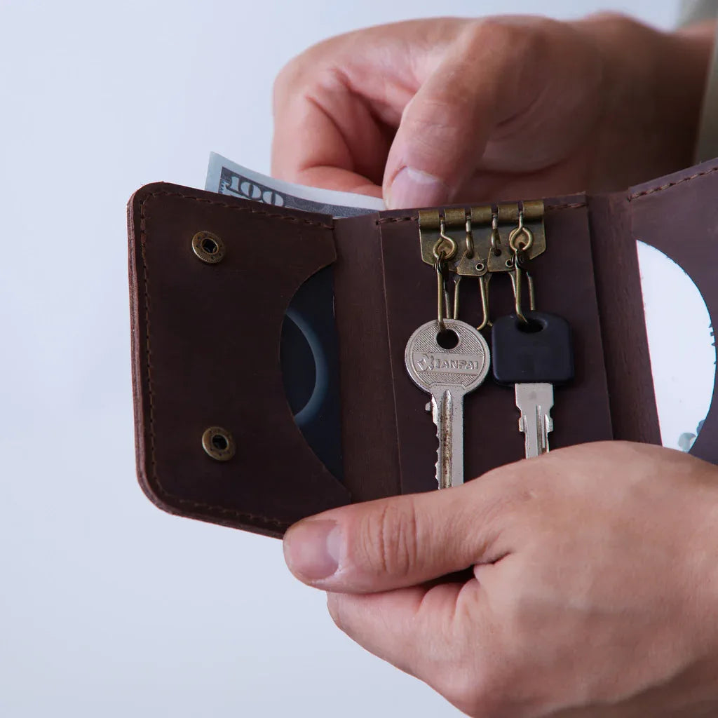 Key Plus Vintage Leather Key Holder and Wallet - INCARNE® Global