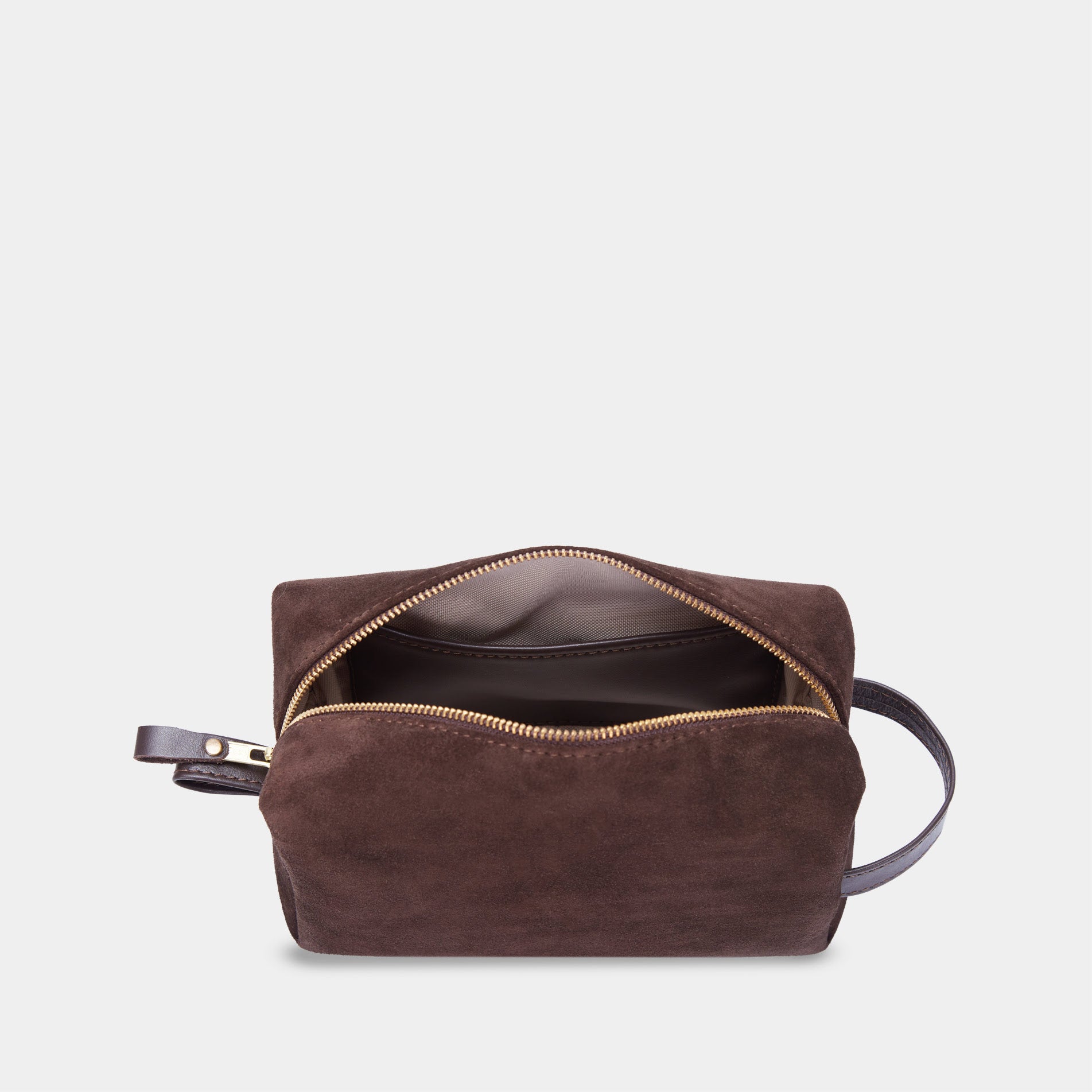 Mirage Small Cosmetic Bag, Brown (velour)