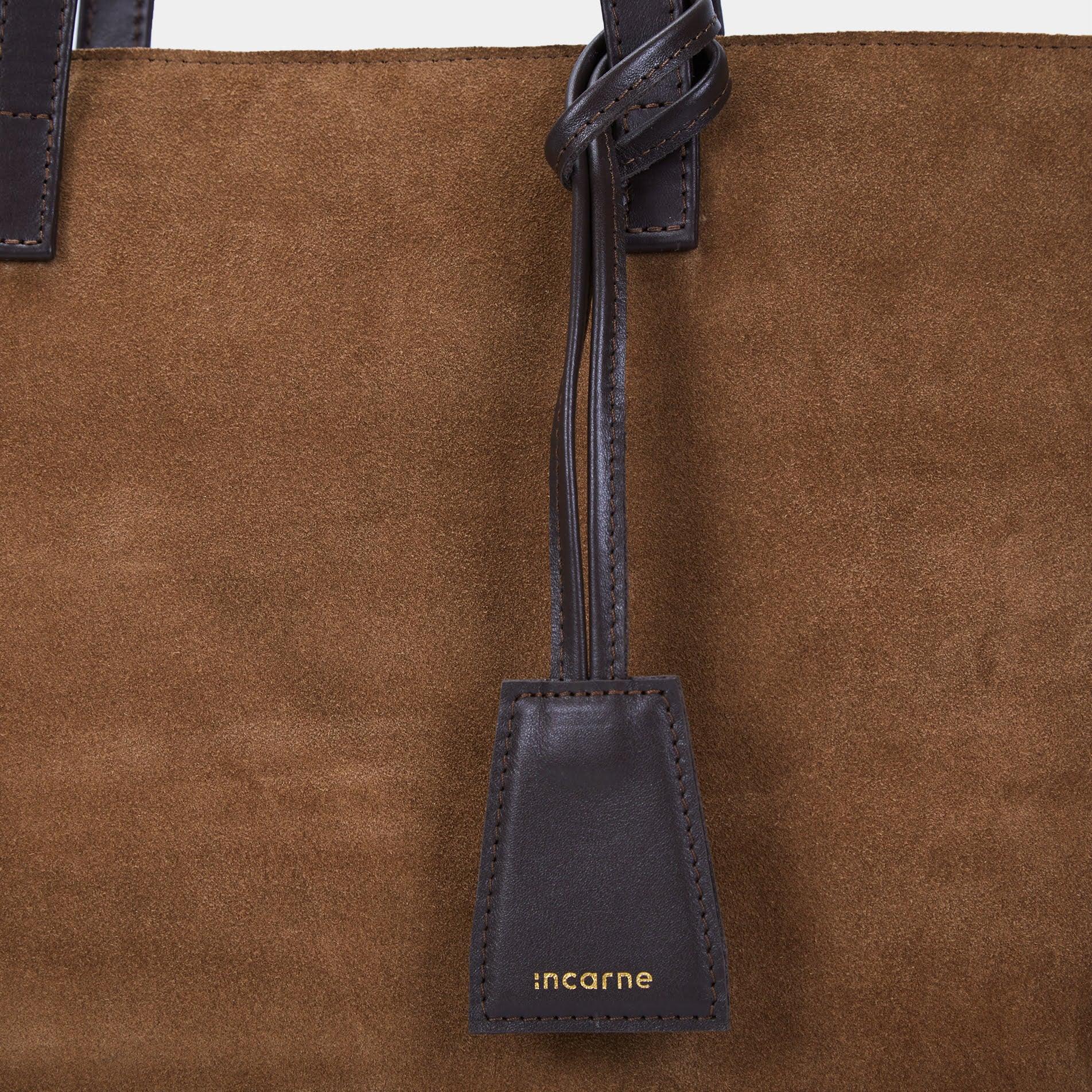 Emeli Bag, Rust (velour) - INCARNE® Global