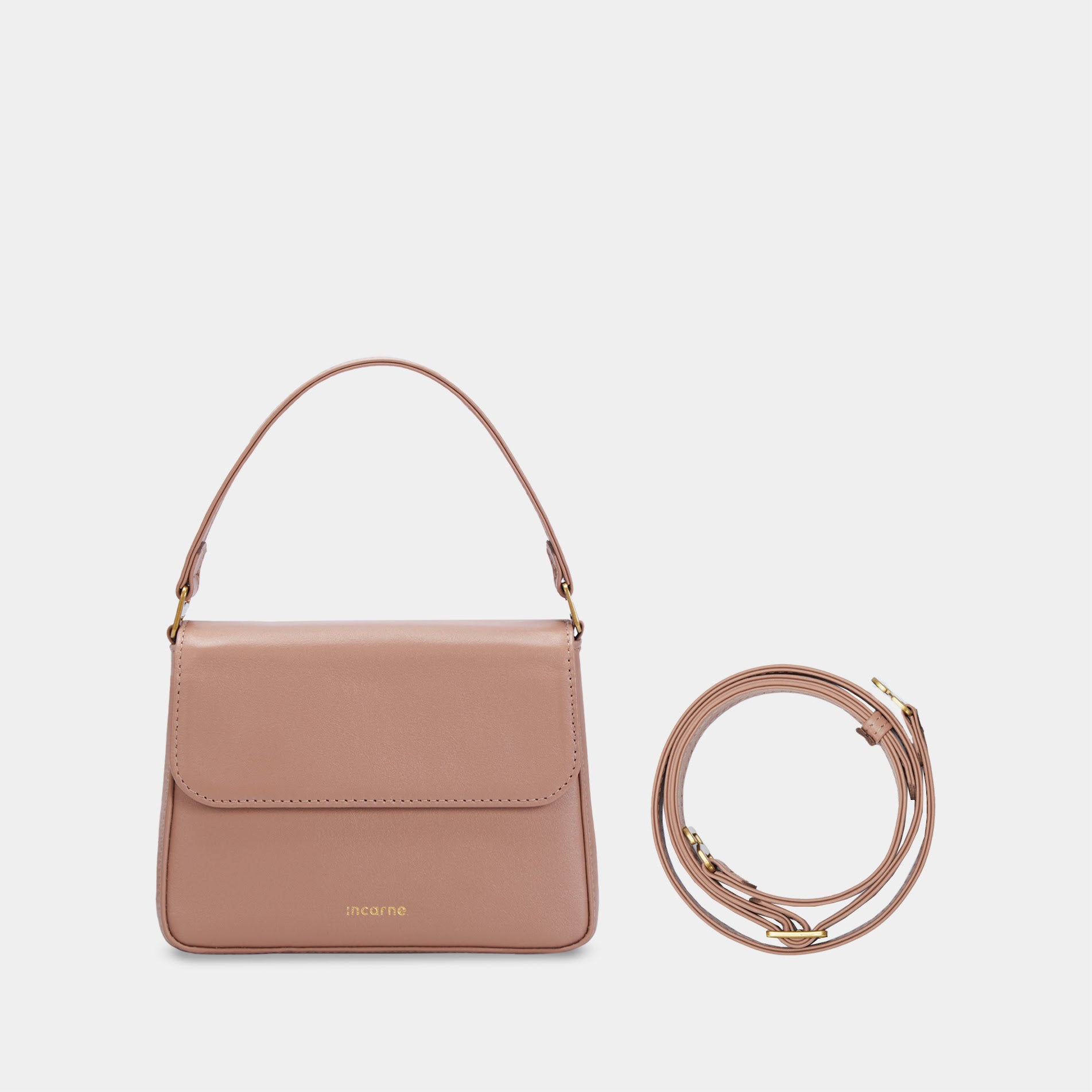 Elegante Damenhandtasche, Latte