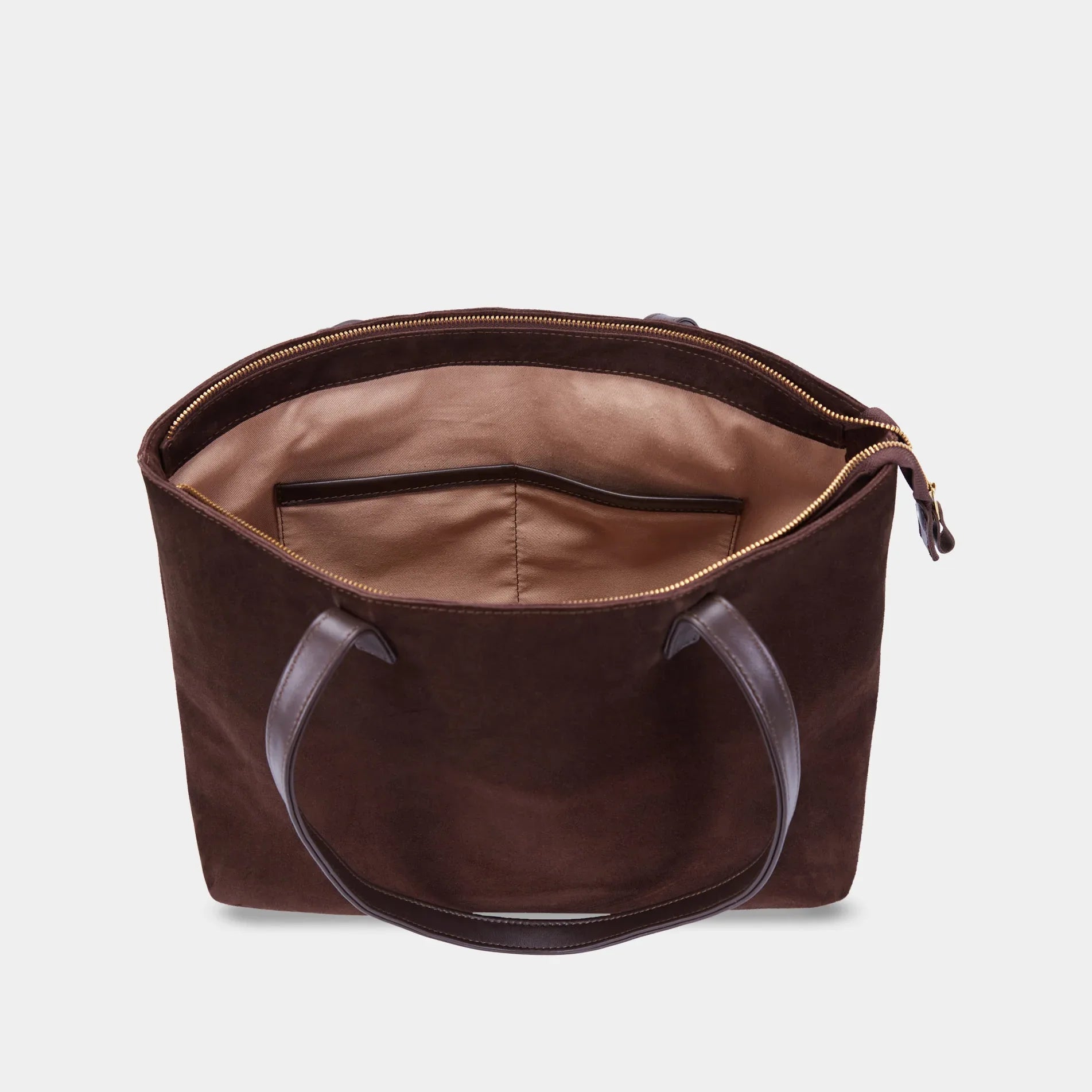 Emeli Bag, Brown (velour) - INCARNE® Global