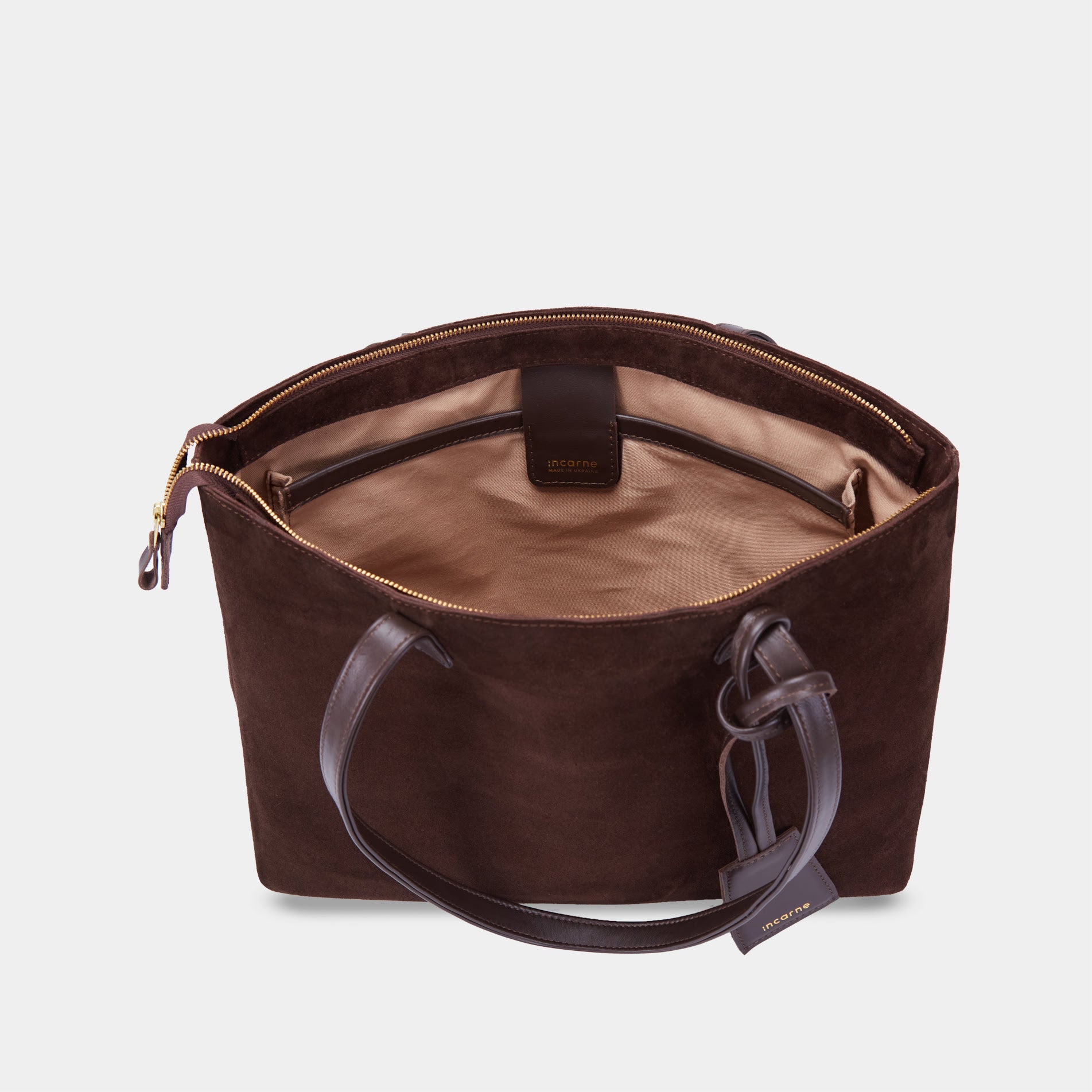 Emeli Bag, Brown (velour)