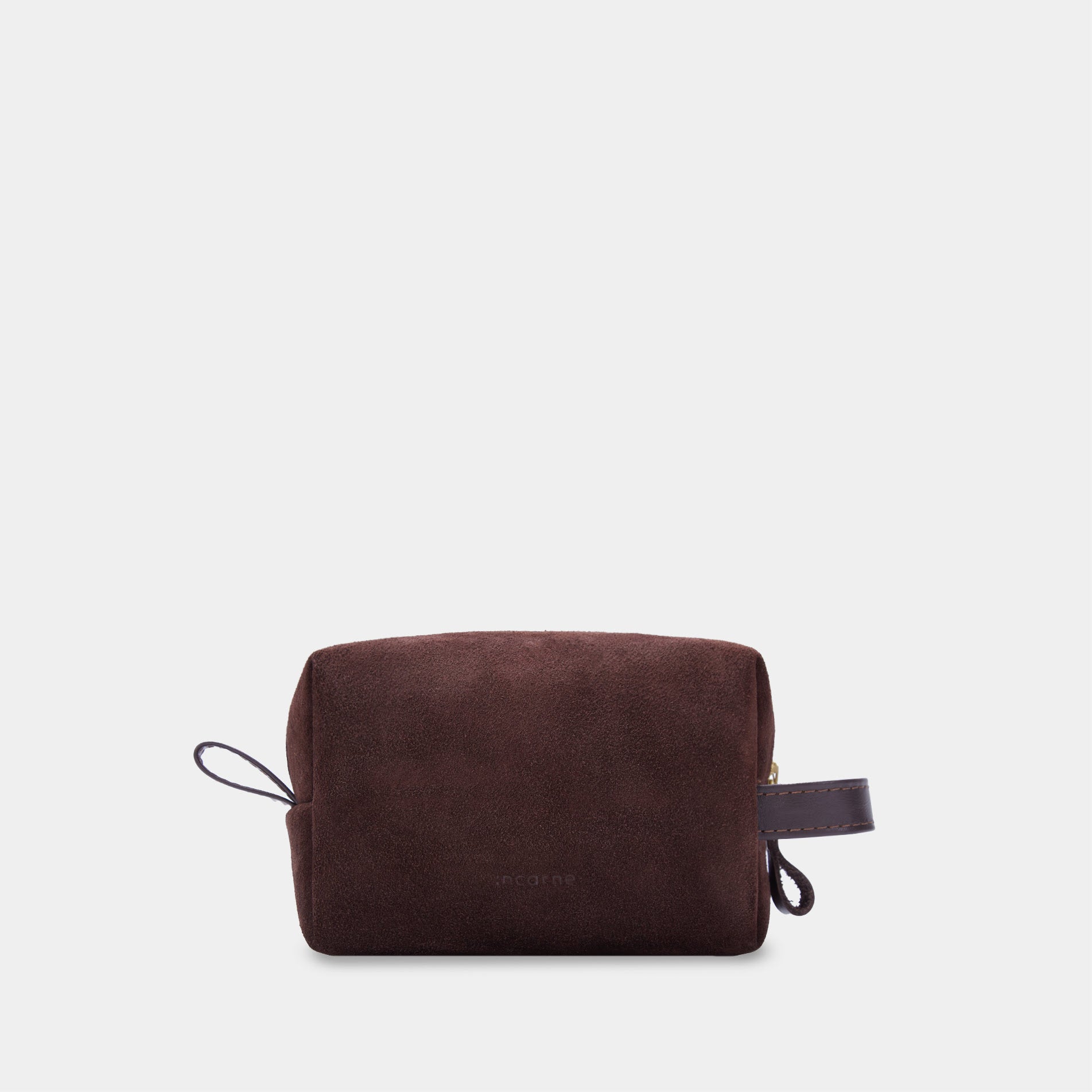 Mirage Small Cosmetic Bag, Brown (velour)