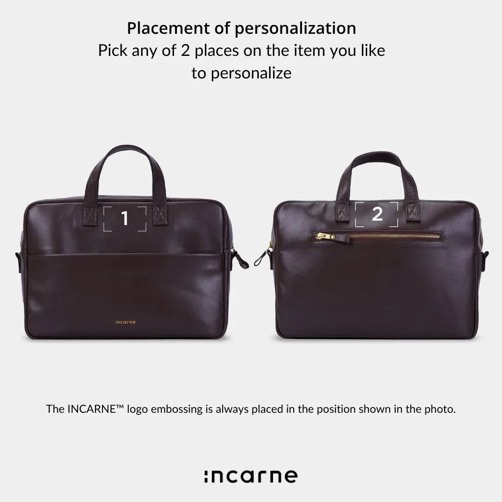 Brief Bag, Chocolate - INCARNE® Global