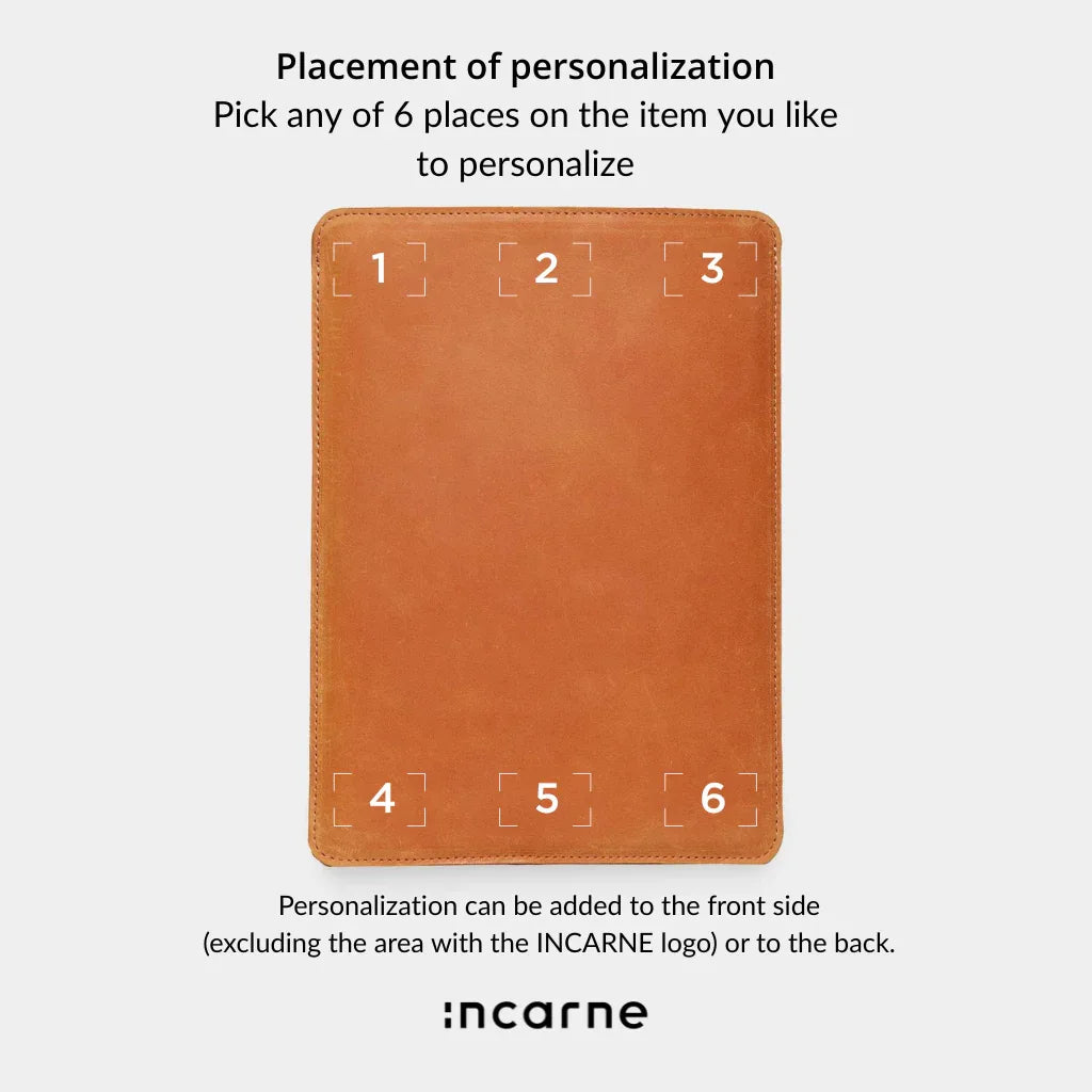 Free Port Plus Laptop Sleeve, Cognac (vintage) - INCARNE® Global
