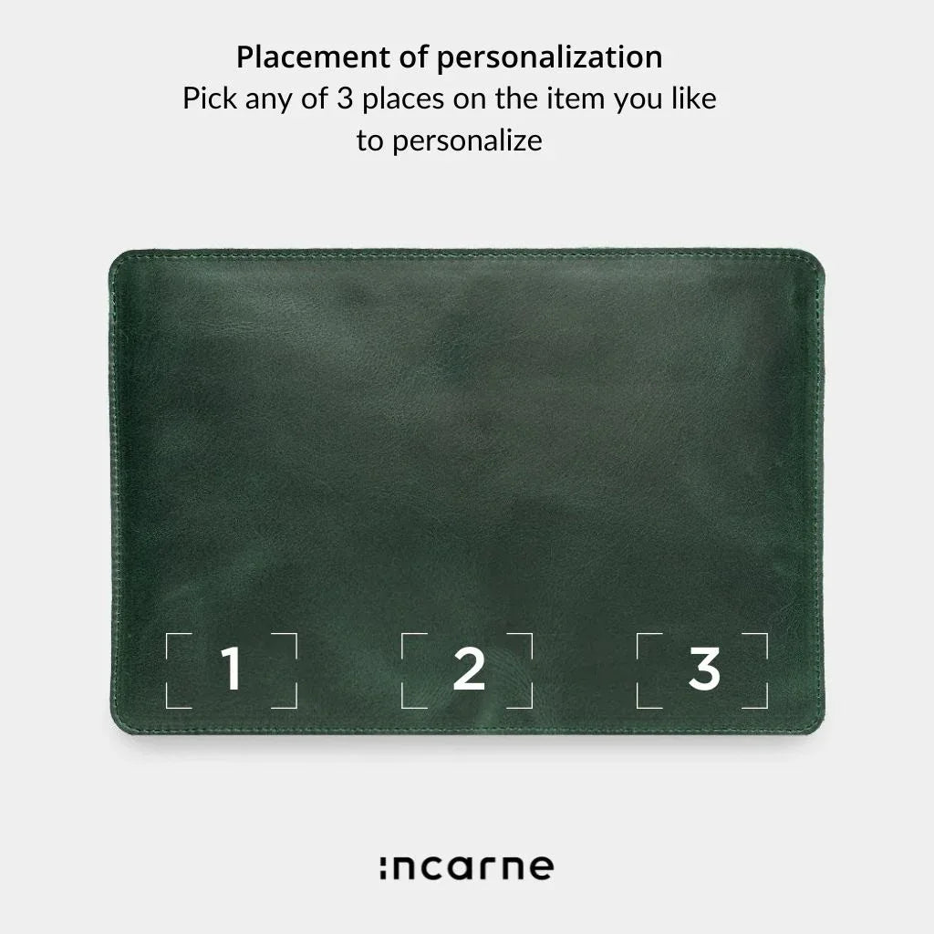 Gamma Plus Laptop Sleeve, Green (vintage) - INCARNE® Global