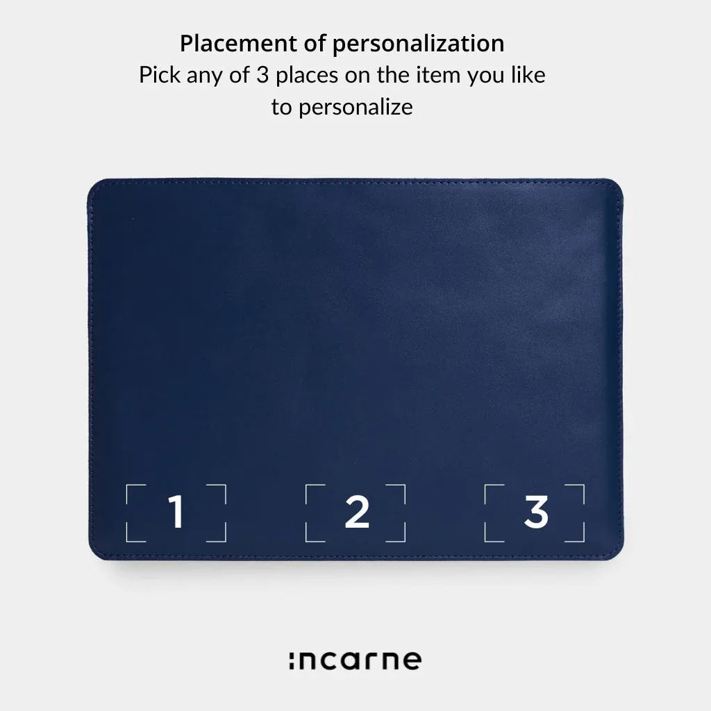 Gamma Plus Laptop Sleeve, Blue - INCARNE® Global