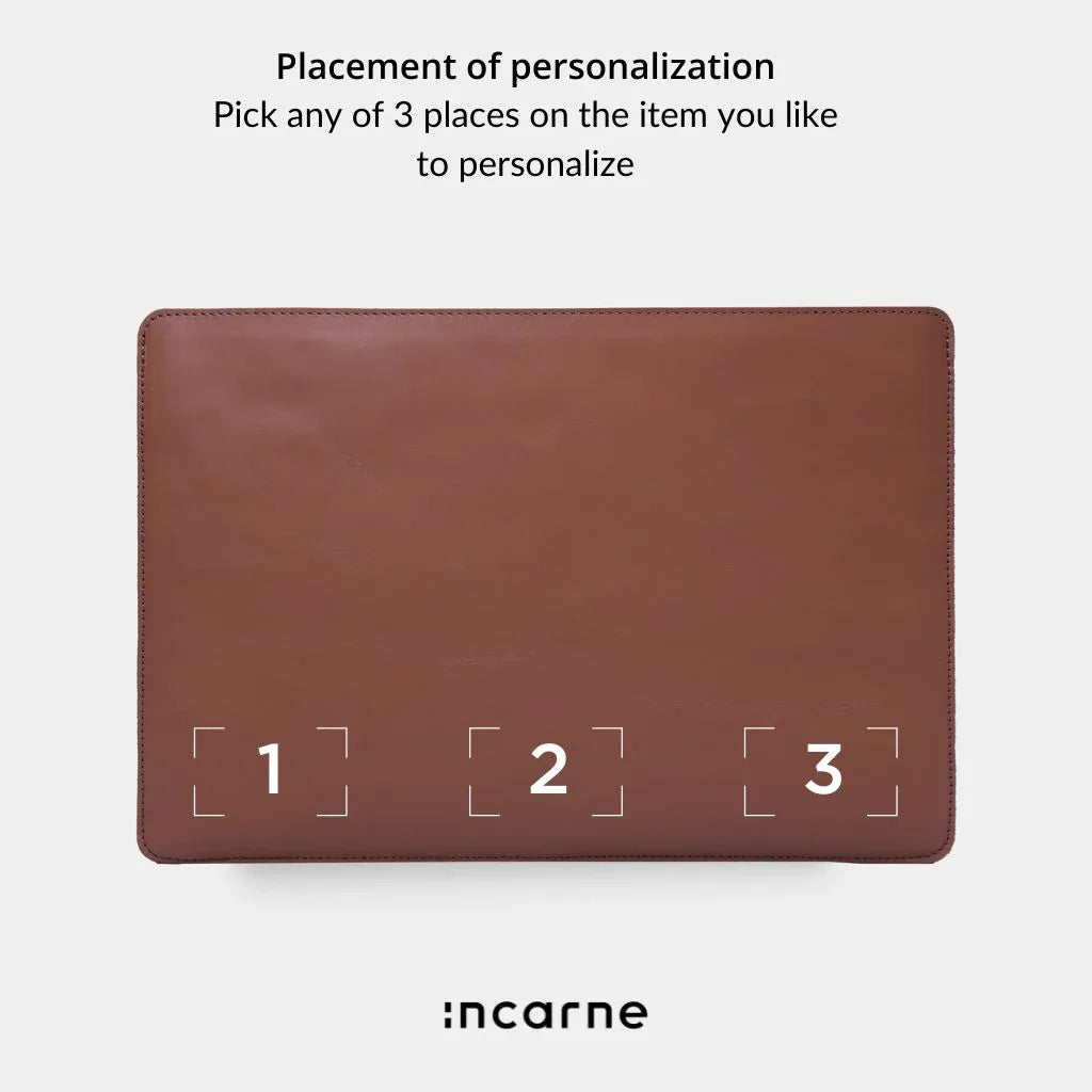 Gamma Plus Laptop Sleeve, Brown - INCARNE® Global