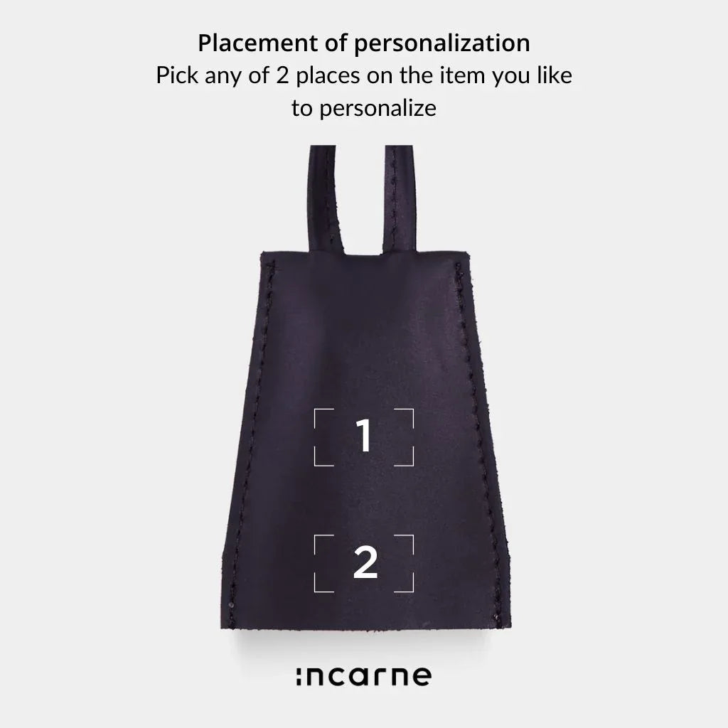 Home key holder made from genuine vintage leather - INCARNEĀ® Global