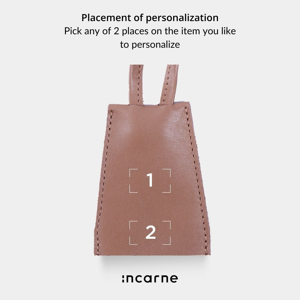 Porte-clés Home en cuir véritable classique