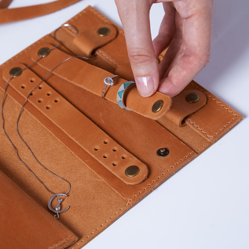Schmuck-Organizer aus Leder Beauty Weekend