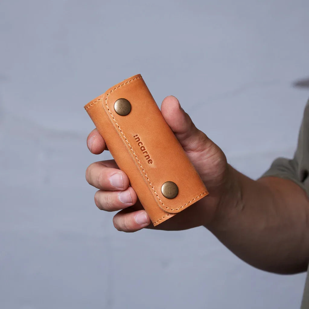 Woody Leather Key Case - INCARNE® Global