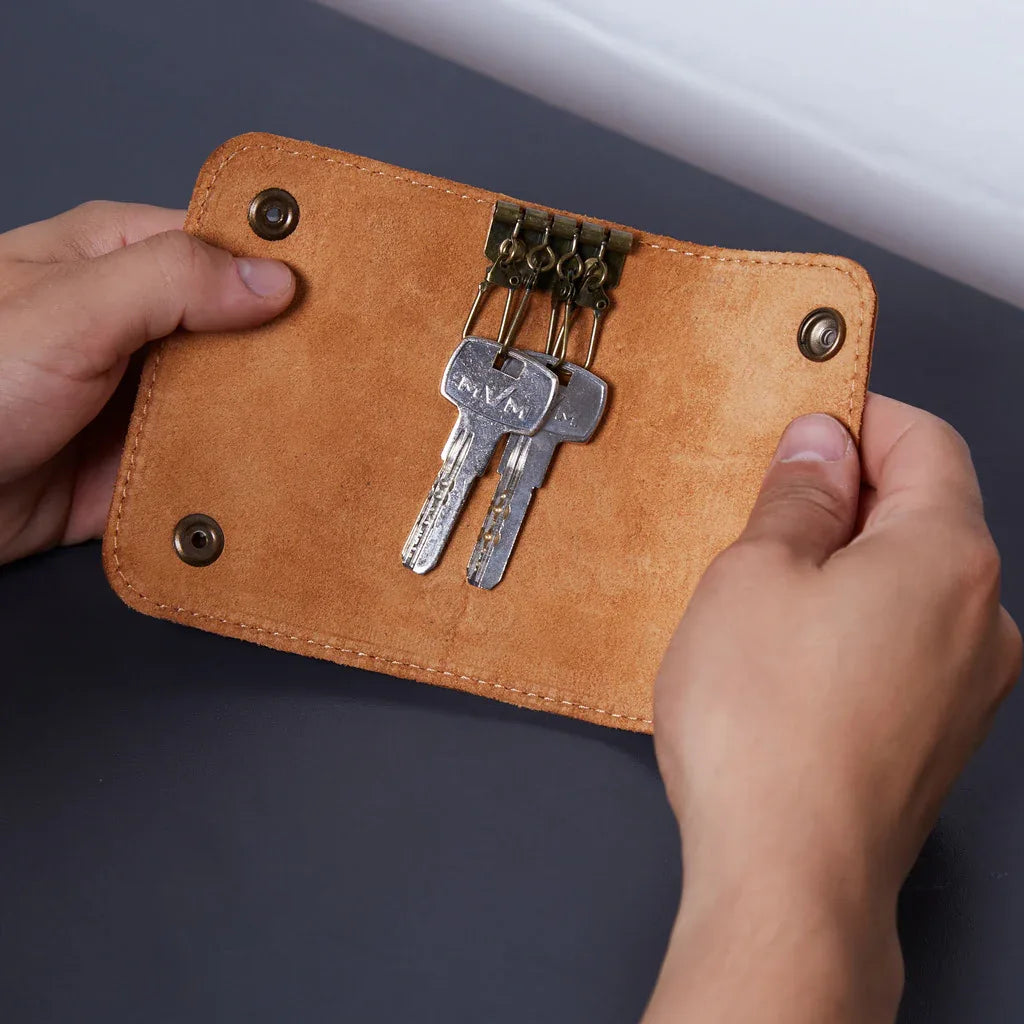 Woody Leather Key Case - INCARNE® Global