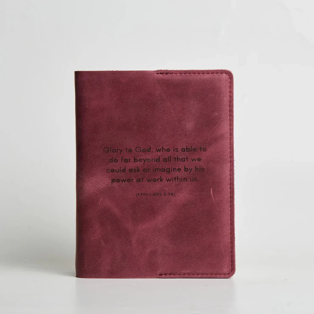 Leather Holly Bible Cover - INCARNE® Global