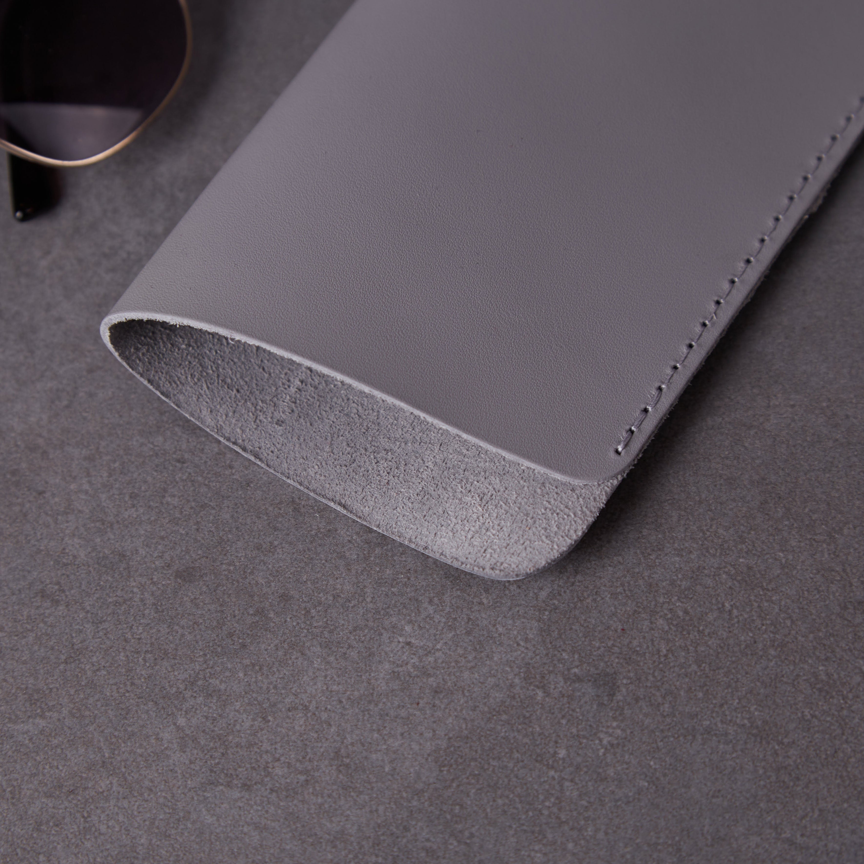 Catch Leather Eyeglass Case