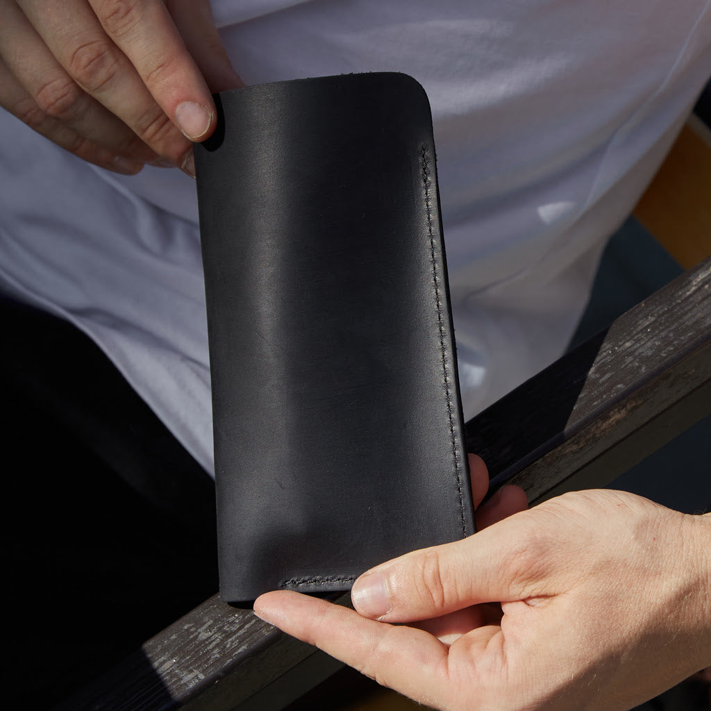Catch Leather Eyeglass Case