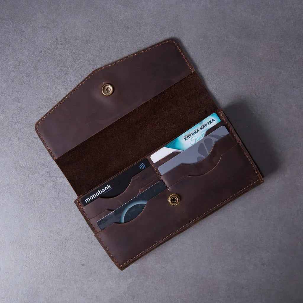 Simple Capacious Leather Wallet - INCARNE® Global