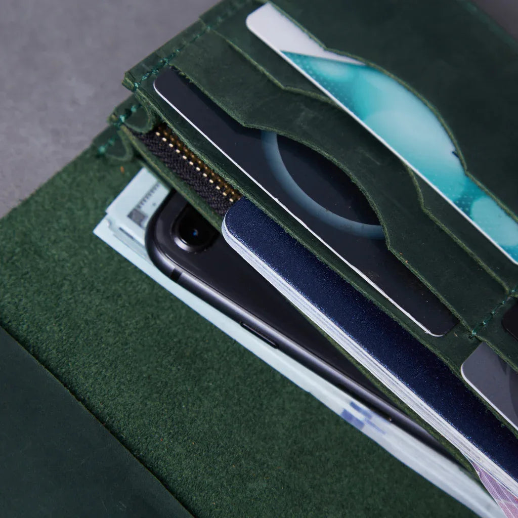 Simple Capacious Leather Wallet - INCARNE® Global