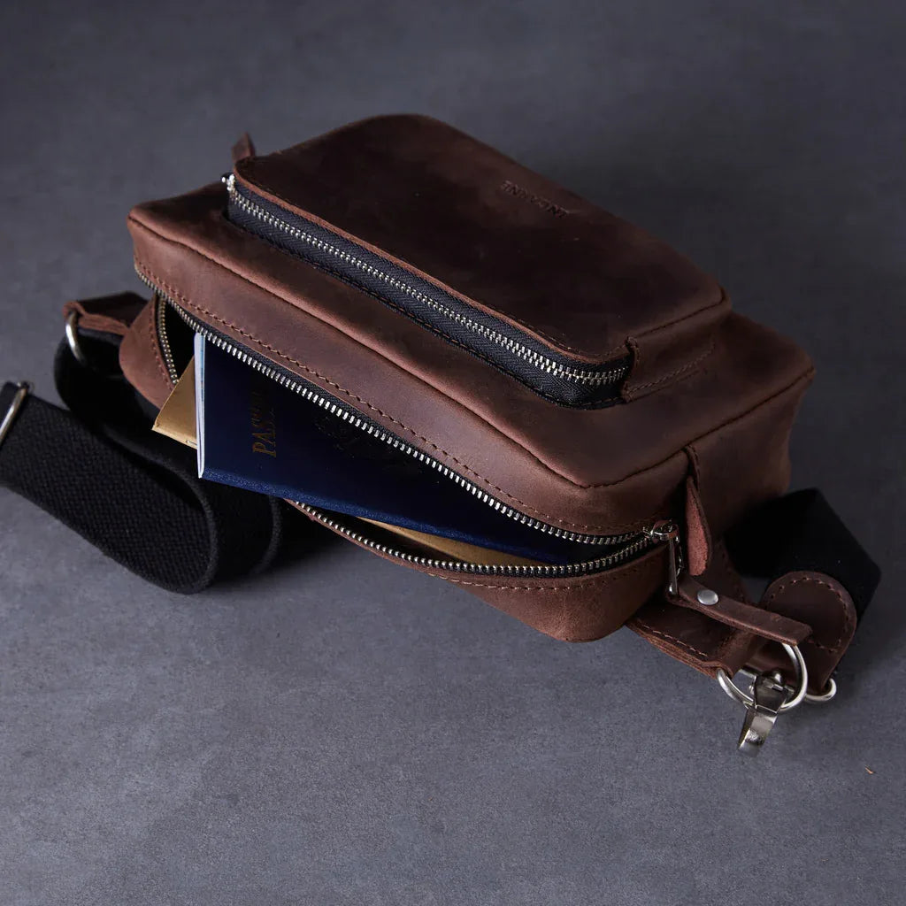 Couple Leather Bum Bag - INCARNEĀ® Global