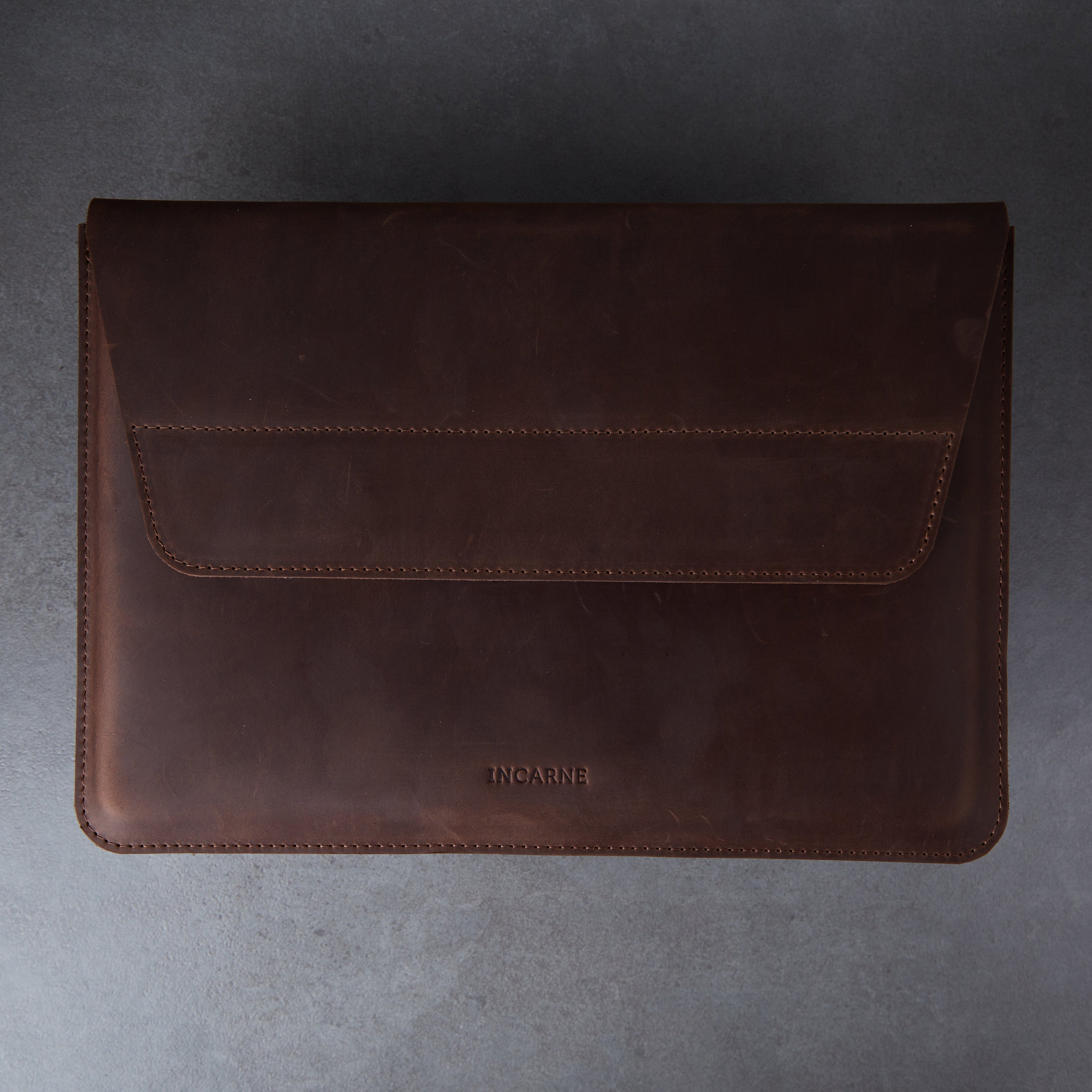 Line Laptop Sleeve, Brown (vintage)