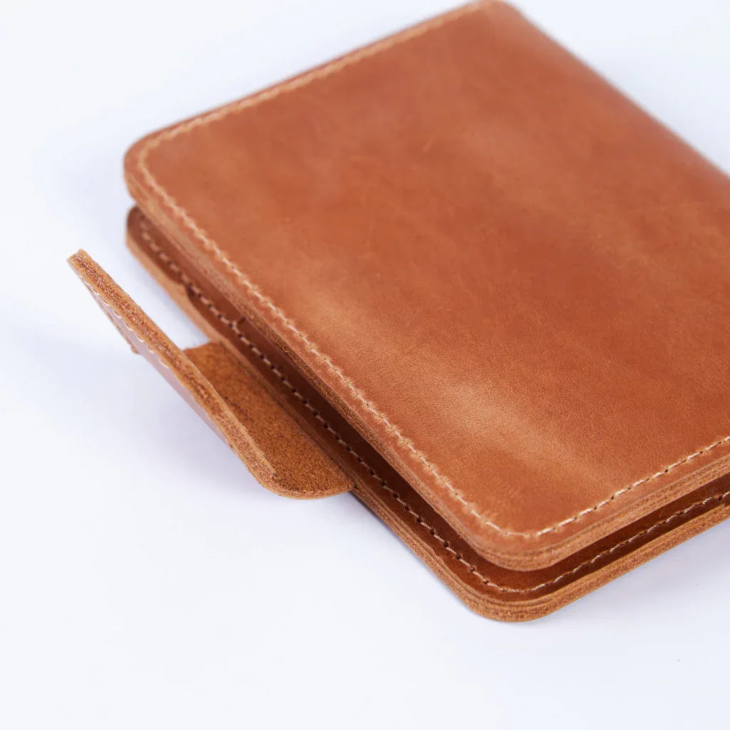 Smart Journey Vintage Leather Passport Cover for Travel with AirTag and Cards Holders - INCARNE® Global