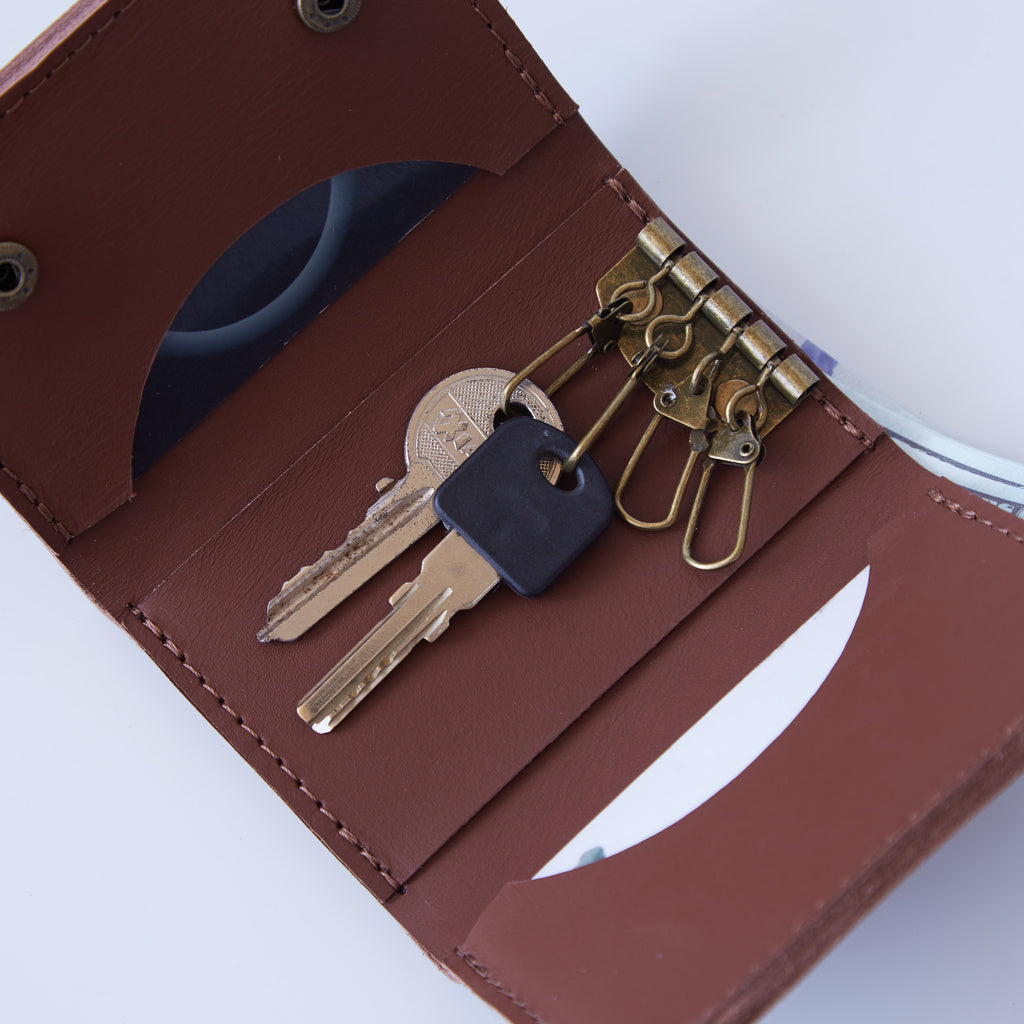 Key Plus Porte-clés et Portefeuille en Cuir Classique