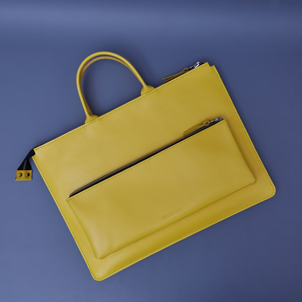 Housse Maryland pour iPad Pro avec poignées en cuir classique