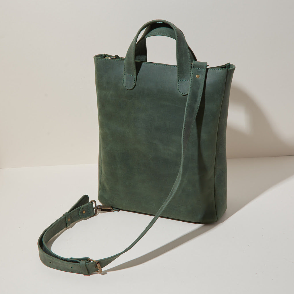 Sac convertible en cuir pour ordinateur portable Voyager Long