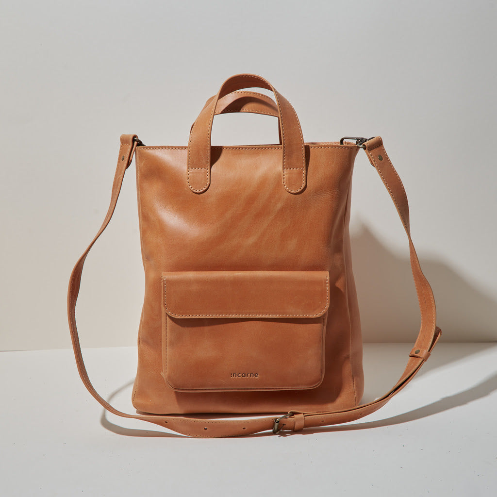Sac convertible en cuir pour ordinateur portable Voyager Long