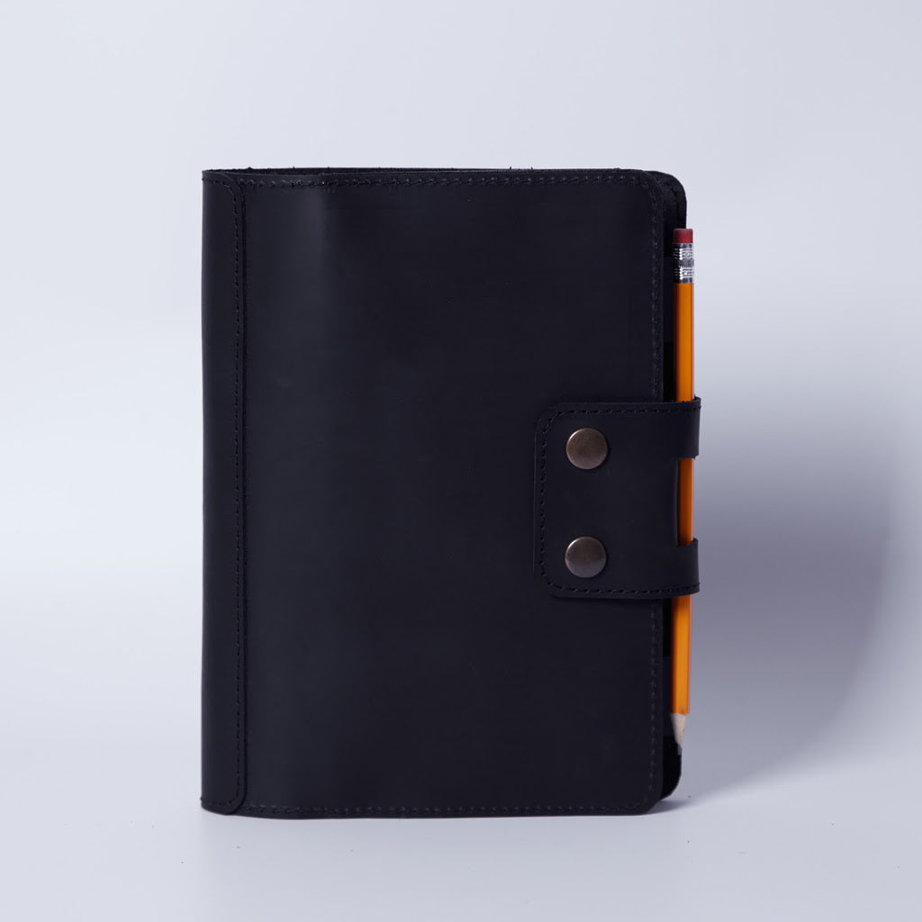 Lederportfolio-Organizer für ein Notebook
