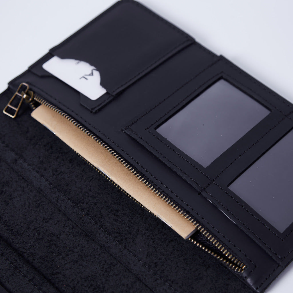 Lederportfolio-Organizer für ein Notebook