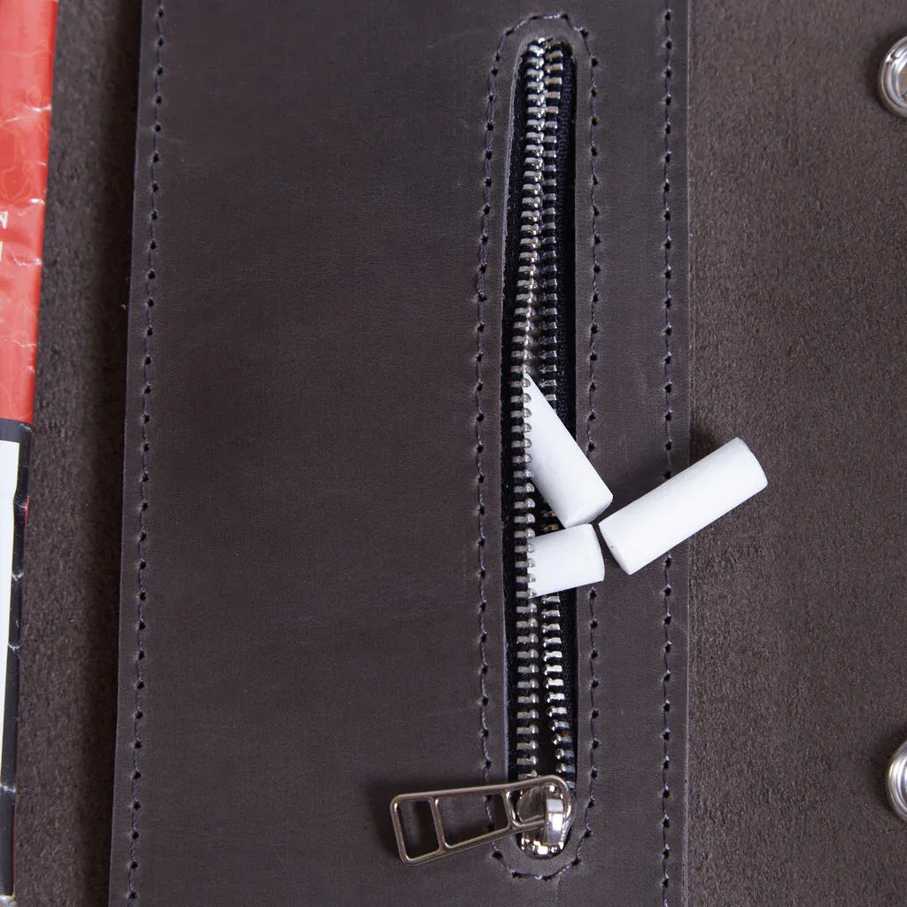 Tobacco organizer Roll Master made from vintage leather - INCARNE® Global