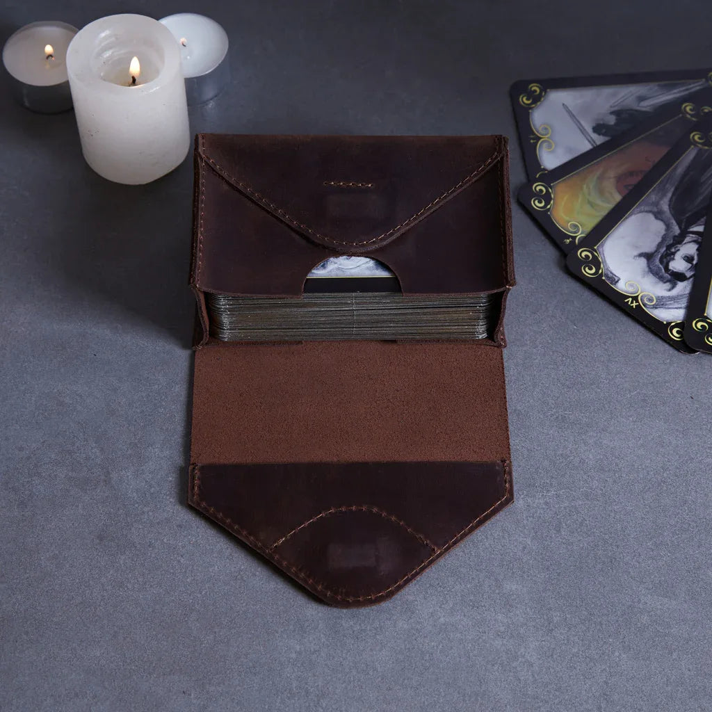 Tarot Message Leather Tarot Bag - INCARNEĀ® Global