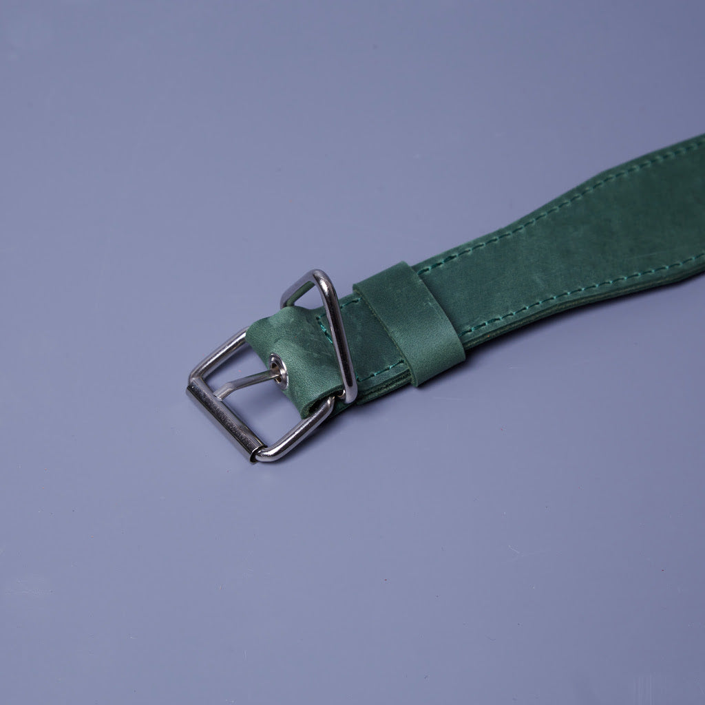 Collar para perros de piel Air Collar para razas medianas con soporte AirTag