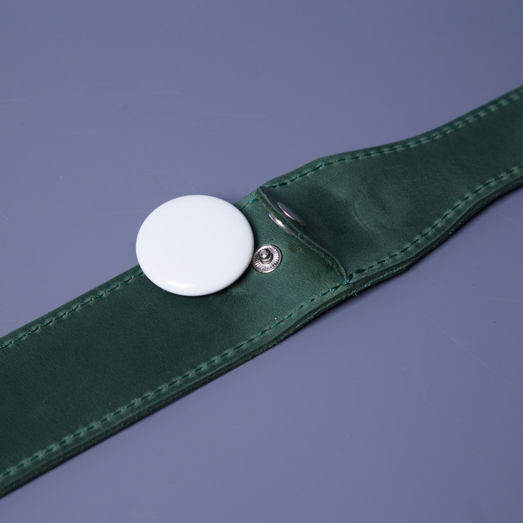 Collar para perros de piel Air Collar para razas medianas con soporte AirTag