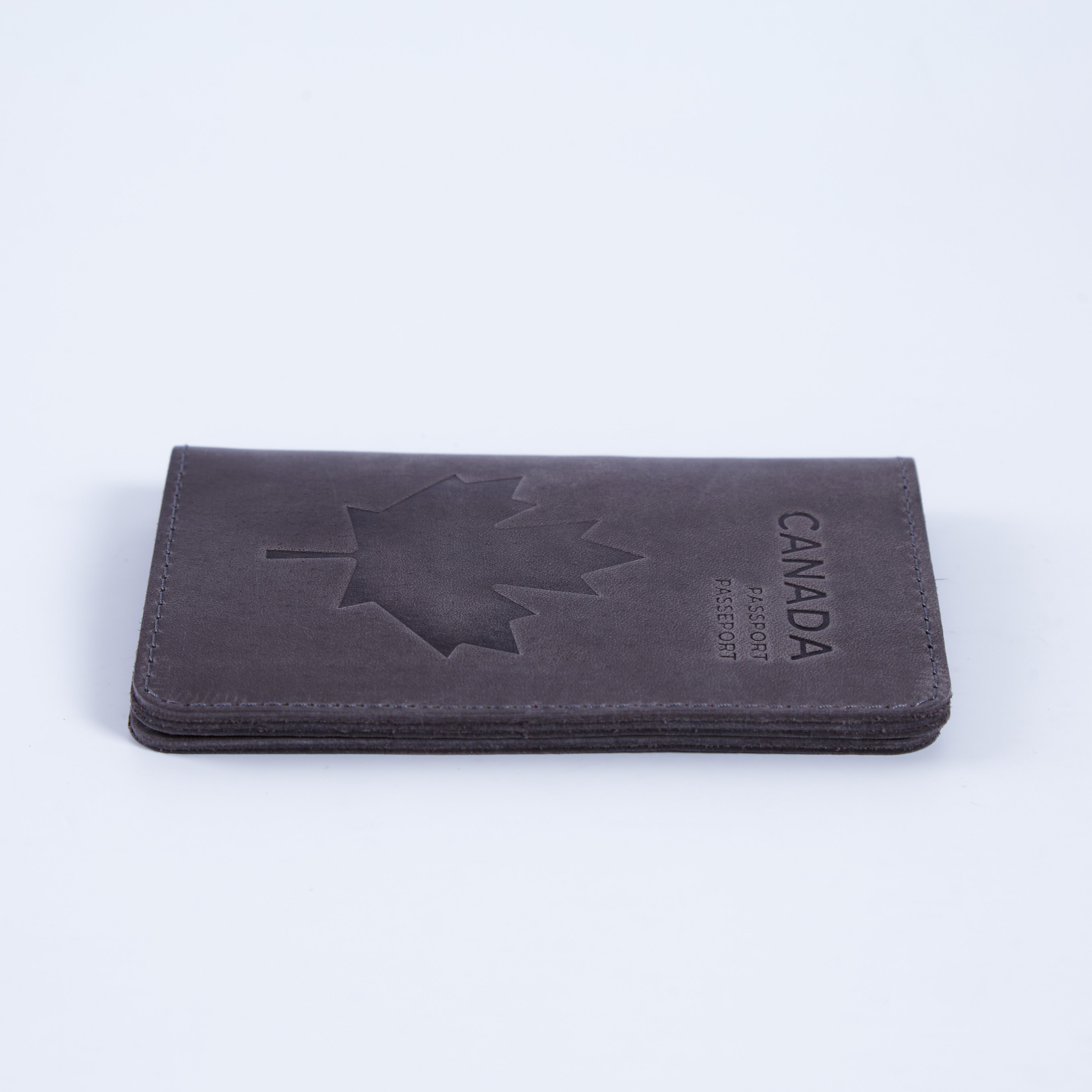 Passport cover with the national symbol of Canada